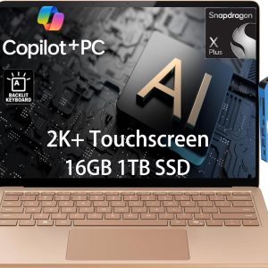 Anniversary sale, while stocks last,$ 99：Microsoft Surface Laptop 7 AI Copilot+ PC for Business (13.8： 2K+ Touchscreen, Snapdragon X Plus (> Intel i7-1355U), 16GB, 1TB SSD) 20-Hr Long Battery Life, Backlit, Wi-Fi 7, IST Hub, Win 11 Pro, Dune