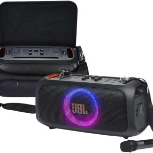 ⚡New Year Special🔥 JBL PartyBox On-The-Go Essential | Portable Party Speaker with Built-in Lights | Wireless Mic | Amazing Pro Sound | IPX4 Splashproof Protection | 6 Hours of Playtime | Convenient Shoulder Strap