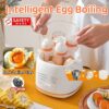 Ndd [Sg Seller]✅Egg with Steamer 7 Mode Intelligent Egg Boiler Egg Steamer Automatic Power Off Hard Boiled Egg Egg Timer Breakfast Machine
